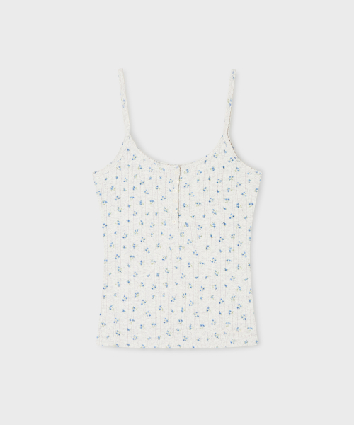 Eyelet Henry Neck Sleeveless / WHRNG2522F