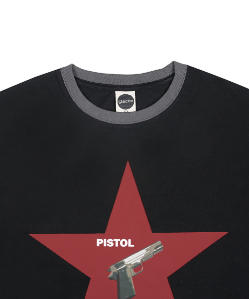 Футболка GT122 Pistol Star Ringer (BLACK)