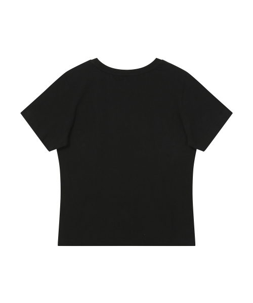 Облегающая футболка 3 logo в горошек [Black]