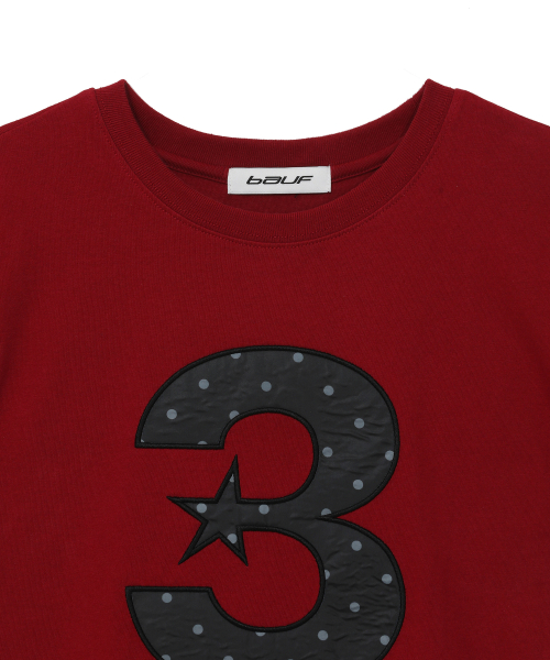 Облегающая футболка 3 logo Dot, Red