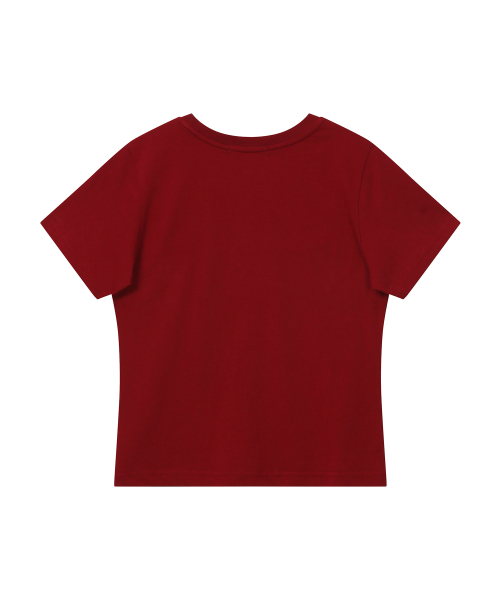 Облегающая футболка 3 logo Dot, Red