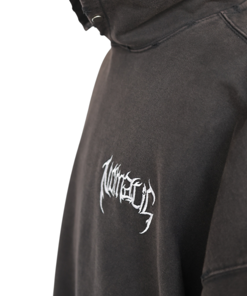 Faded Hoodie - Washed Black