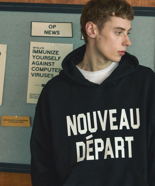 Худи с логотипом Nuvo Lettering [Black]