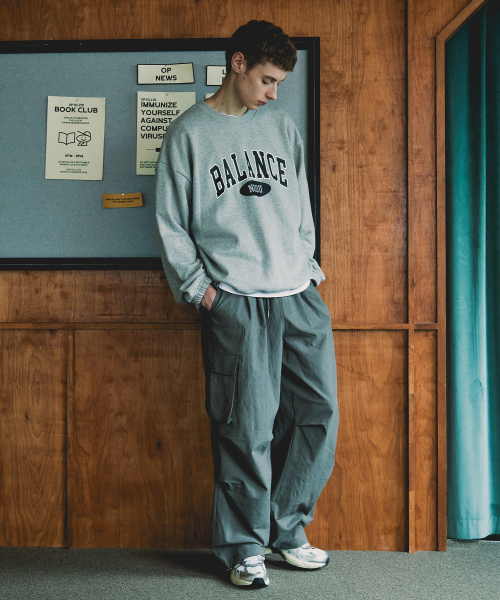 Свитшот Balance Lettering [Grey]
