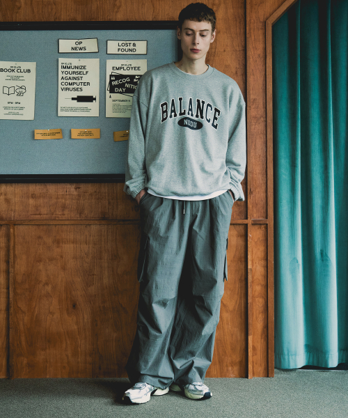 Свитшот Balance Lettering [Grey]