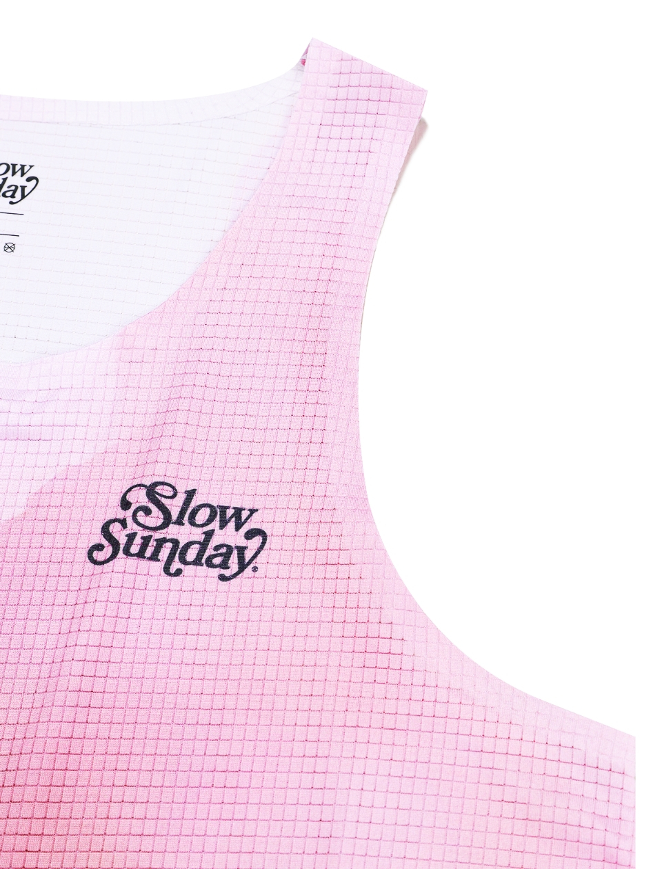 Running Crop Singlet  Candy Floss 09