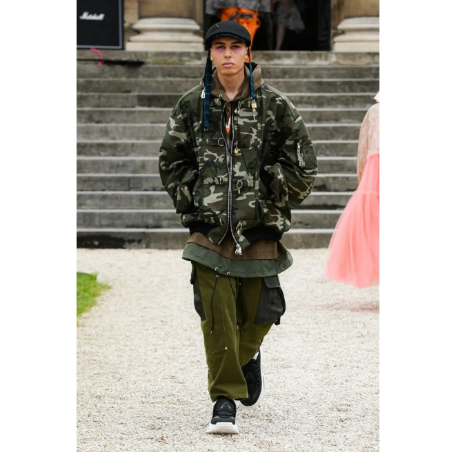 키딜(KIDILL) [KIDILL] REVERSIBLE PADLOCK MA-1 JACKET - CAMOUFLAGE