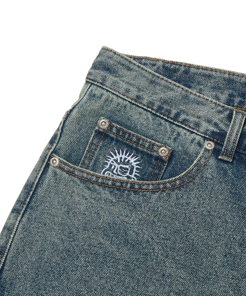 PUNK DENIM SHORTS (DENIM)