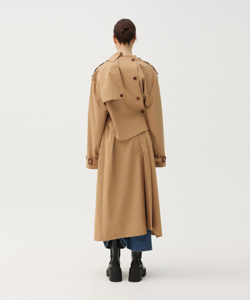 Origami trench coat
