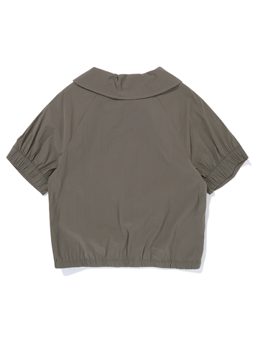 Анорак W с асимметричным воротником, Dark Grey