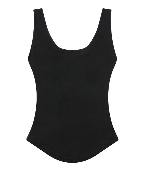Haring signature logo snap button u-neck sleeveless (5Color)