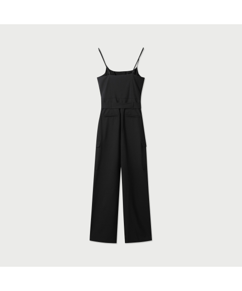 Лёгкий шерстяной комбинезон CATIA — Black