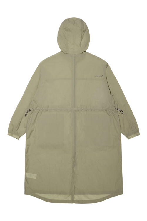 LIGHT WEIGHT LONG HOOD PARKA (BEIGE)