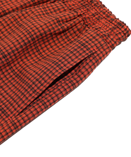 CHECK BOX SHORTS_ORANGE(NG2FMUPA63A)