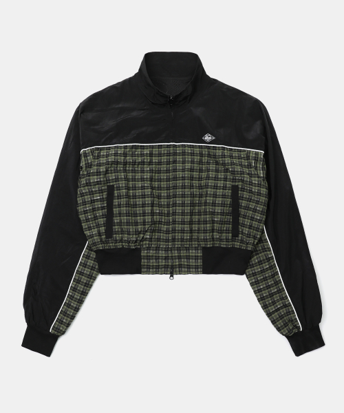 Спортивная куртка в клетку Contrast - Green
