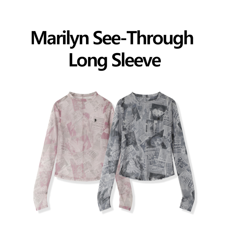 Tシャツ・カットソー AVANDRESS Marilyn SeeThrough Long Sleeve 2COL MUSINSA | AVANDRESS Marilyn See-Through Long Sleeve - 2COL