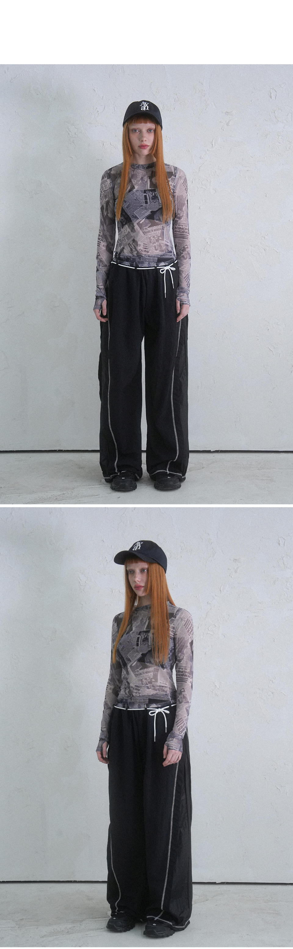 Tシャツ・カットソー AVANDRESS Marilyn SeeThrough Long Sleeve 2COL MUSINSA | AVANDRESS Marilyn See-Through Long Sleeve - 2COL