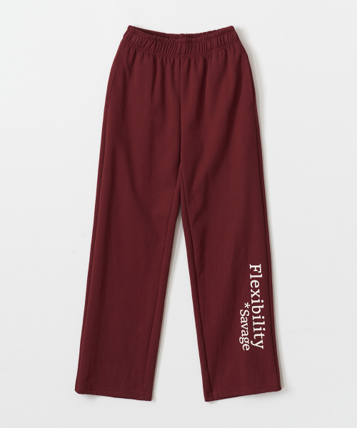 Женские широкие брюки Flexibility Savage (Burgundy)