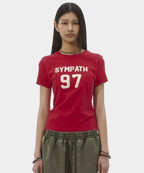 Женская футболка 97 Signature с коротким рукавом (Red)
