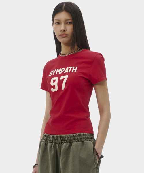 Женская футболка 97 Signature с коротким рукавом (Red)