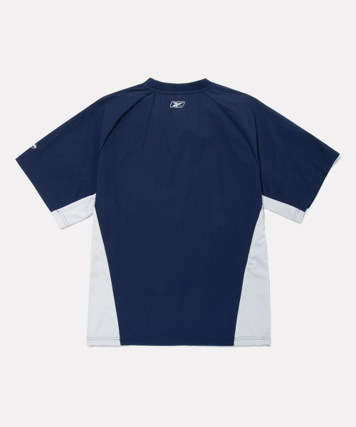 Гибридная футболка писте с коротким рукавом - Navy