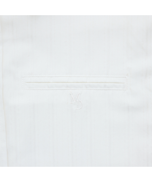 Рубашка Tia в полоску с карманом (White)