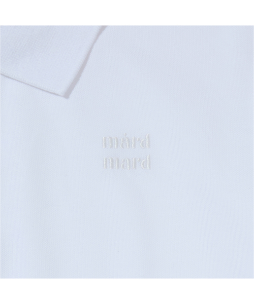 Кроп-футболка поло Holiday - White