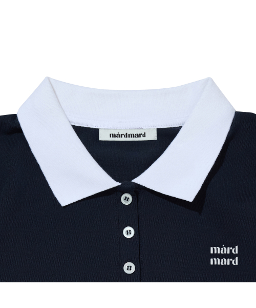 Кроп-поло Holiday - Navy