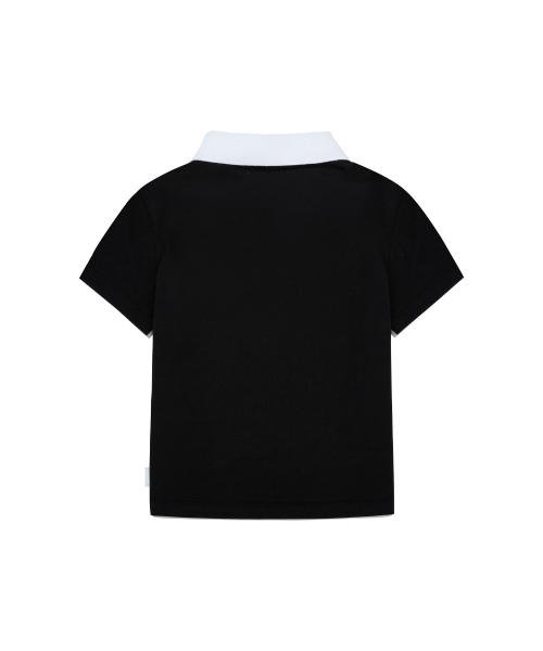 Кроп-поло Holiday-Black