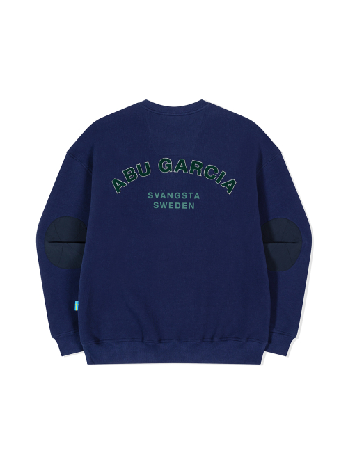 Свитшот с букле вышивкой NAVY
