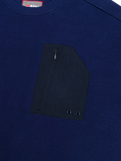Свитшот с букле вышивкой NAVY