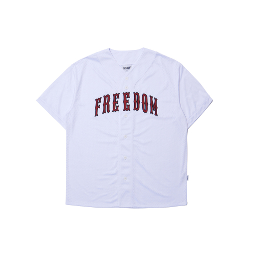 Сетчатая бейсбольная джерси (White)