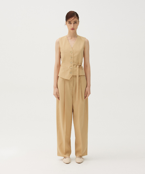 Organza side strap vest