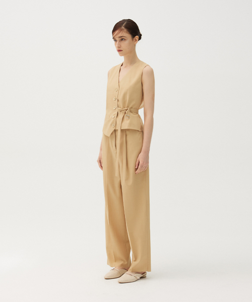 Organza side strap vest