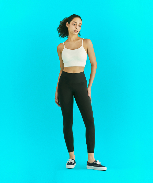 Soft Fabric Leggings Black