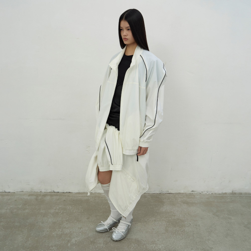 OVERSIZED TRACK JACKET (WHITE)