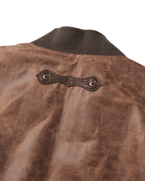 Tankers leather jacket / Brown