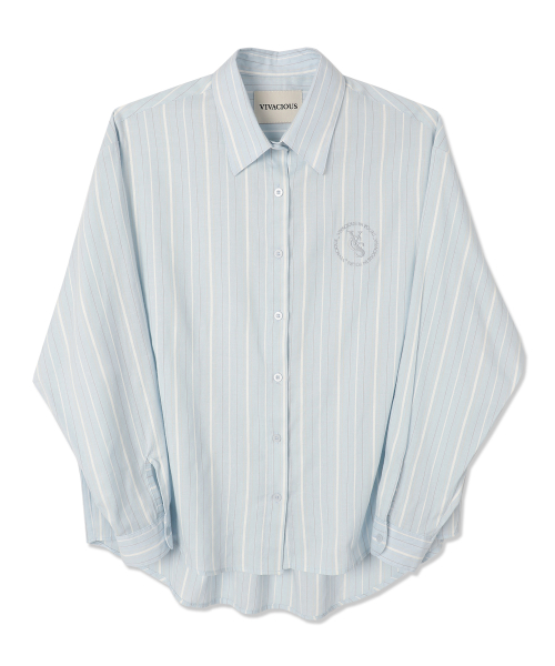 Merry Stripe Shirt BLUE