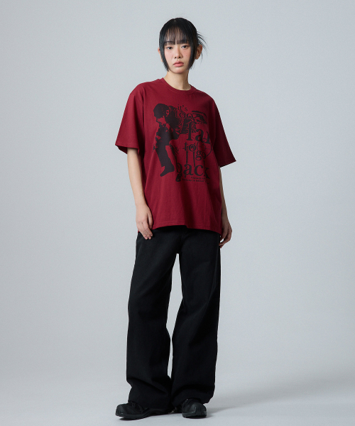 VINTAGE ARTWORK TEE_burgundy