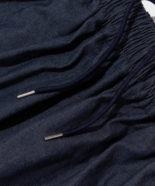 Non-fade широкие брюки на резинке (Blue)