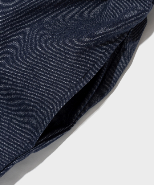Non-fade широкие брюки на резинке (Blue)