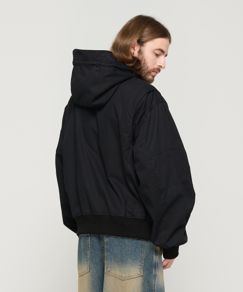 Парка с капюшоном (Black)