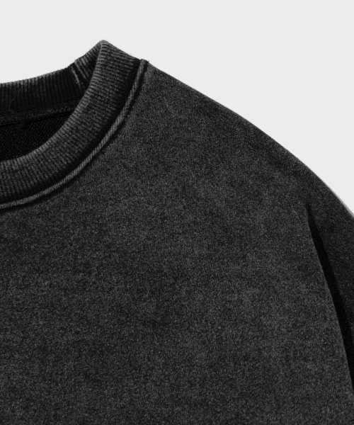 Оверсайз свитшот Pigment Dying (Black)