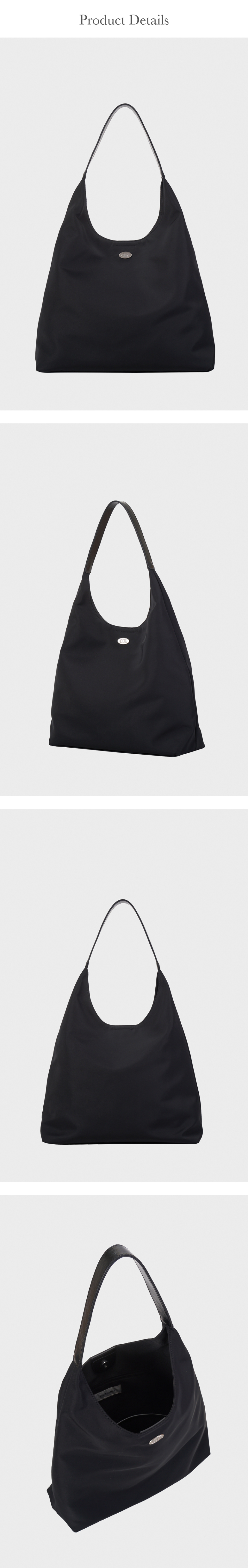 ★ dumaro★ Merci shoulder bag black nylon Merci Shoulder B MUSINSA | DUMARO Merci Shoulder Bag / Black (Nylon)