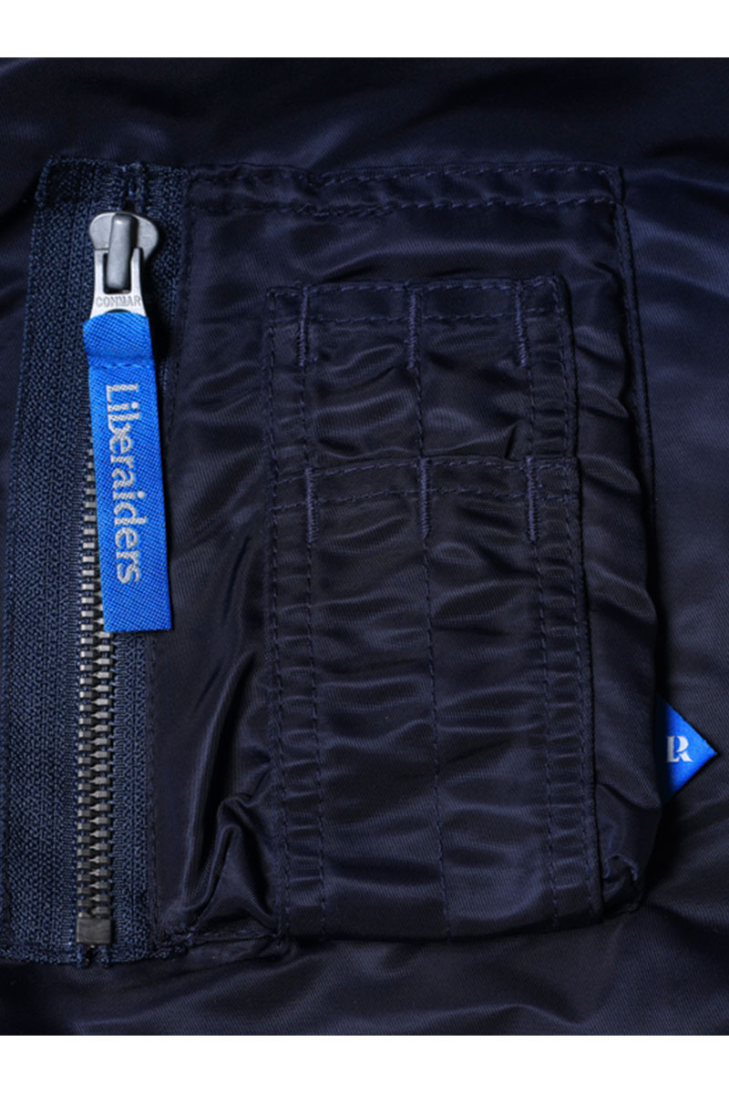 리버라이더스(LIBERAIDERS) [LIBERAIDERS] COLLARLESS FLIGHT JACKET
