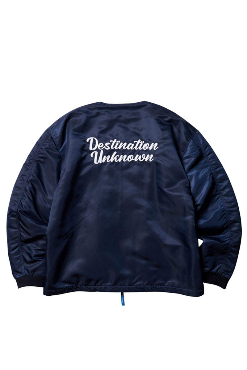 리버라이더스(LIBERAIDERS) [LIBERAIDERS] COLLARLESS FLIGHT JACKET