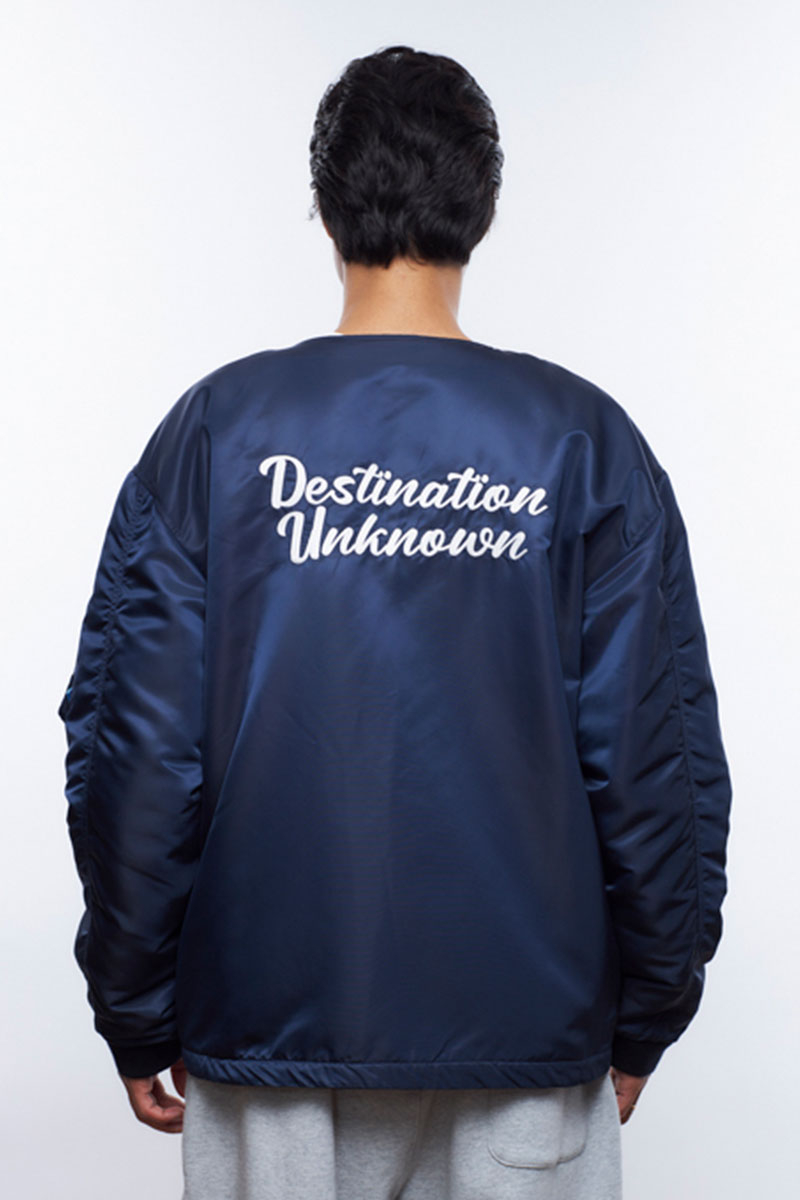 리버라이더스(LIBERAIDERS) [LIBERAIDERS] COLLARLESS FLIGHT JACKET