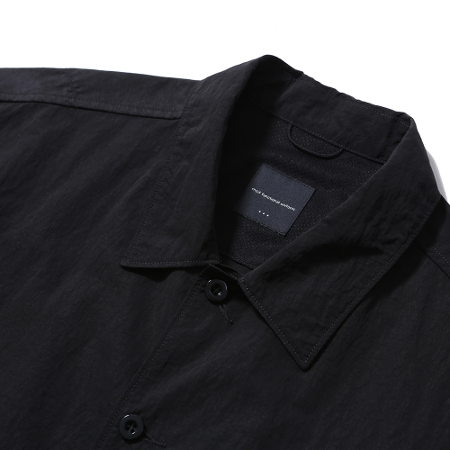 [SS25] WEEKEND HALF SHIRT / BLACK