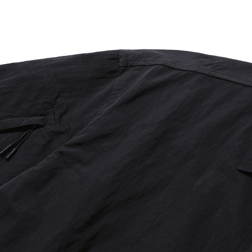 [SS25] WEEKEND HALF SHIRT / BLACK