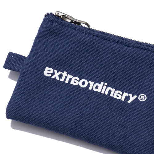 EX LOGO COIN WALLET NAVY